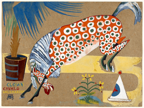 BD Clown cheval salamandre