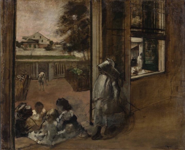 Degas cour maison nouvelle orleans1873 Inv238 WH