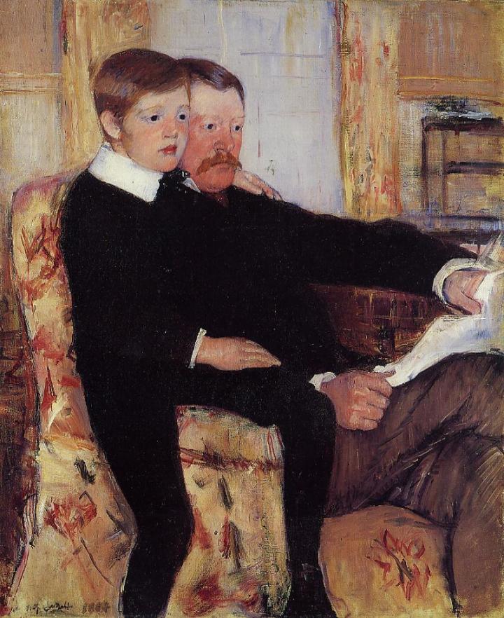 portrait-dalexander-cassatt-et-son-fils-mary-cassatt